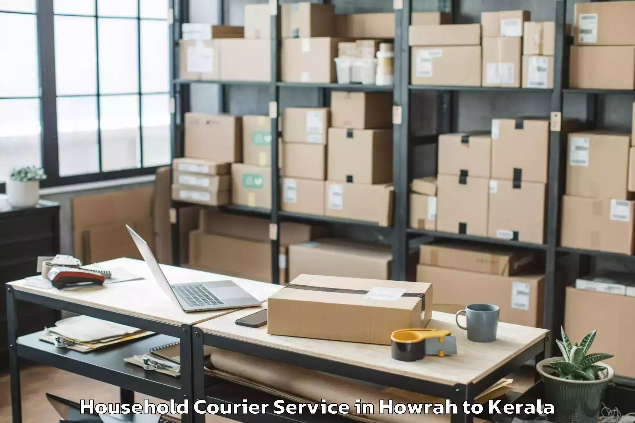 Efficient Howrah to Thenhipalam Household Courier